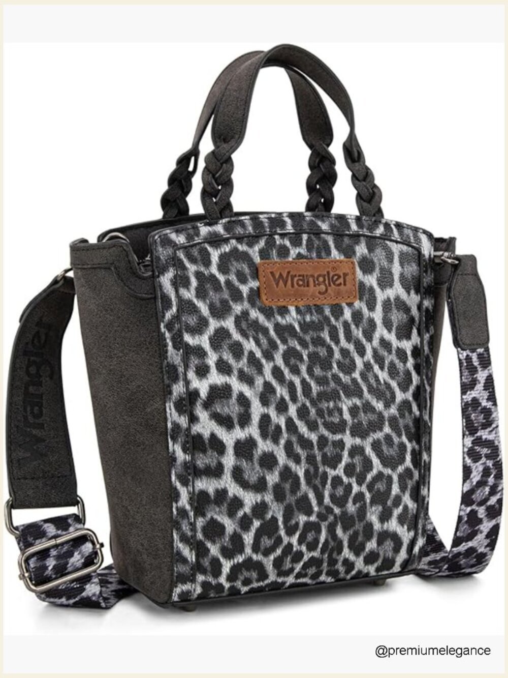 Crossbody Bag with Top Handle and Adjustable Strap